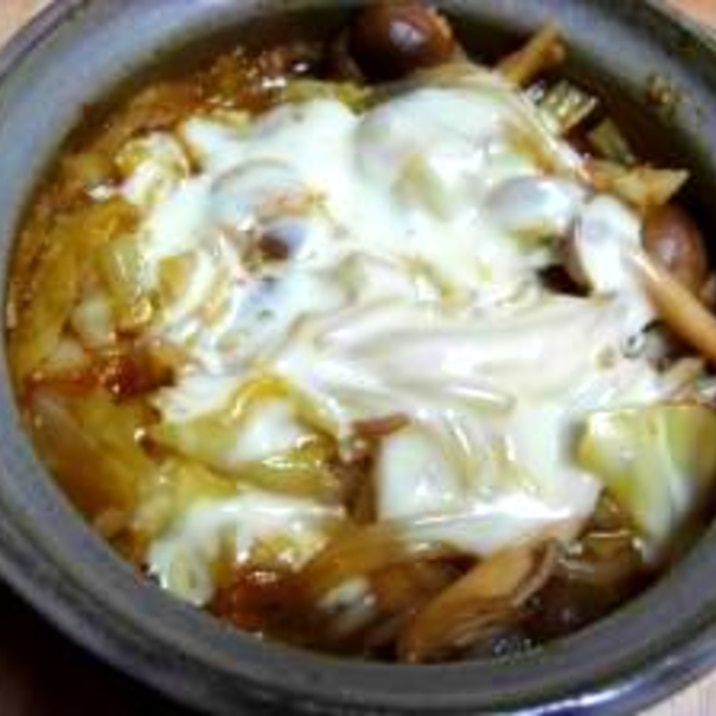 残ったカレー再利用 チーズカレー鍋 レシピ 作り方 By 架已 楽天レシピ